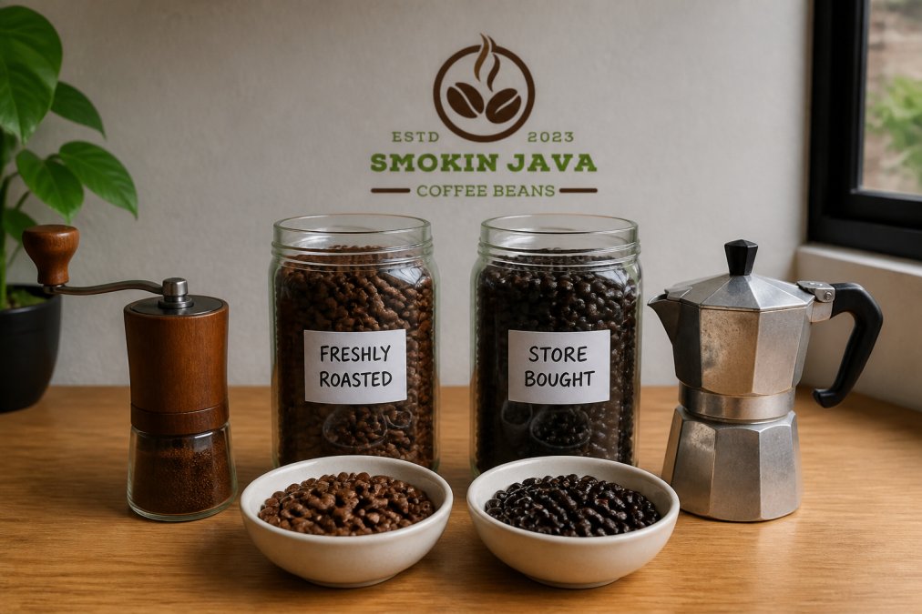 Freshly Roasted vs Store Bought Coffee: 2026 Guide